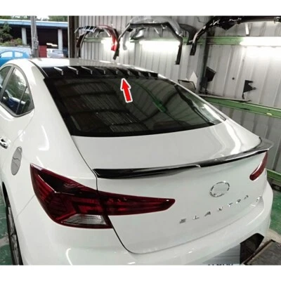 Unpainted For Hyundai AD 6th 6.5th Elantra Avante Shark Fin Rear Roof Spoiler Foto 1 de 4