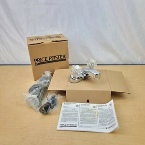 Price Pfister 4" Core Centerset Rubinetto Lavabo Manici Acrilici Cromo Lucido - Foto 1 di 6