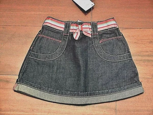 NUEVO CON ETIQUETAS GYMBOREE Ráfaga de Primavera Falda Denim con Puños con Cinturón Niñas Talla 3T 3 - Imagen 1 de 2