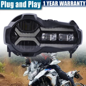 LED Headlight For BMW R1200GS R1200GS ADV 2013-2017 R1250GS R1250GS ADV 2019-23 - Picture 1 of 13