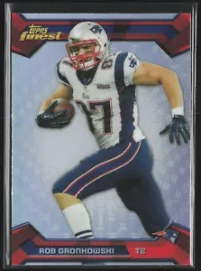 2013 Topps Finest ROB GRONKOWSKI #95 rifrattore NEW ENGLAND PATRIOTS 🏈 - Foto 1 di 2