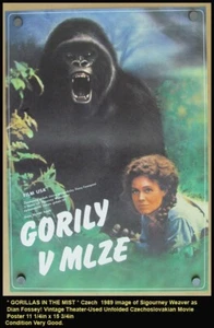 1989 * GORILLAS IN THE MIST * Movie Poster Sigourney Weaver - Picture 1 of 1
