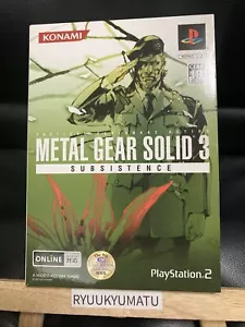 PS2 Metal Gear Solid 3 Subsistence Limited Edition Play Station 2 JAPAN used - Picture 1 of 7