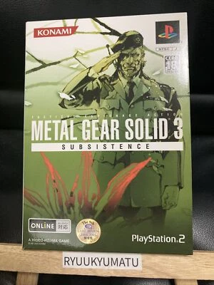 PS2 Metal Gear Solid 3 Subsistence Limited Edition Play Station 2 JAPAN　used - Image 1 of 4
