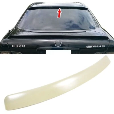 Unpainted Fit For Mercedes Benz W210 Sedan Rear L Look Roof Spoiler E300 96-01 Foto 1 de 4