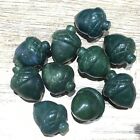 10pc Natural agate Quartz hand Carved Pine nuts crystal Reiki healing