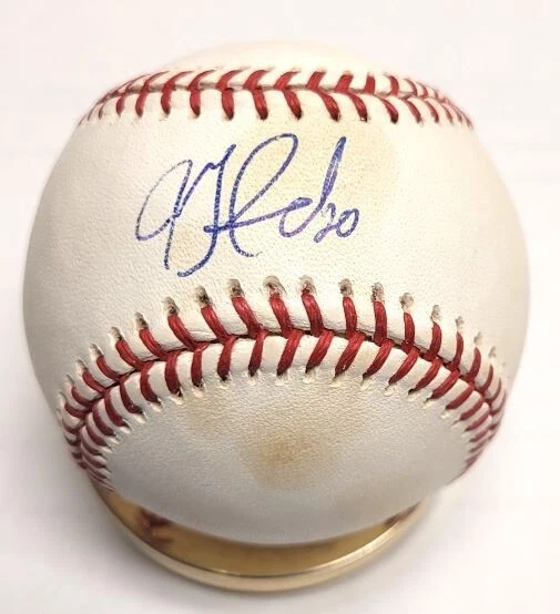 Autographed JON GARLAND Official Rawlings Major League Baseball COA - Image 1 of 1