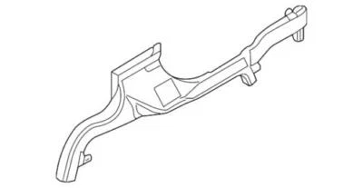Panel de instrumentos original Ford 2009-2014 E-150 E-250 E-350 conducto de aire 9C2Z-18471-A Foto 1 de 4