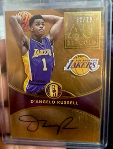2016-17 PANINI GOLD STANDARD D'ANGELO RUSSELL AUTOGRAPH RC #52/79 - Picture 1 of 4