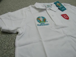 Polo UEFA Football Euro 2020 Inglaterra unisex para niños junior, insignia bordada - Imagen 1 de 8