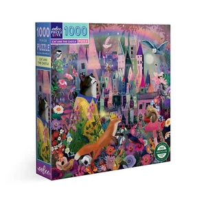 Cat & the Castle 1000 Piece Jigsaw Puzzle eeBoo New - Picture 1 of 3