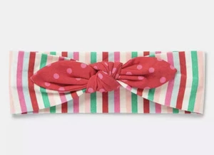Girls Matilda Jane Wonderment Berry Fun Headband NWT Candy Striped - Picture 1 of 2