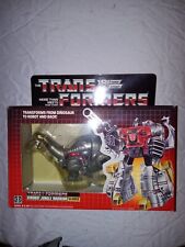 1984 Transformers G1 Dinobot Jungle Warrior Sludge in Original Box with Weapons