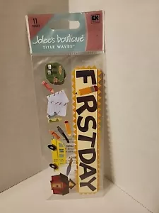 Seltene Jolee's Boutique ERSTER SCHULTAG Sammelalbum Aufkleber - Bild 1 von 1