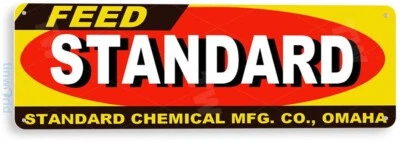 TIN SIGN Standard Feed Co Seed Cottage Farm Ranch Sign Decor B528 - Image 1 of 3