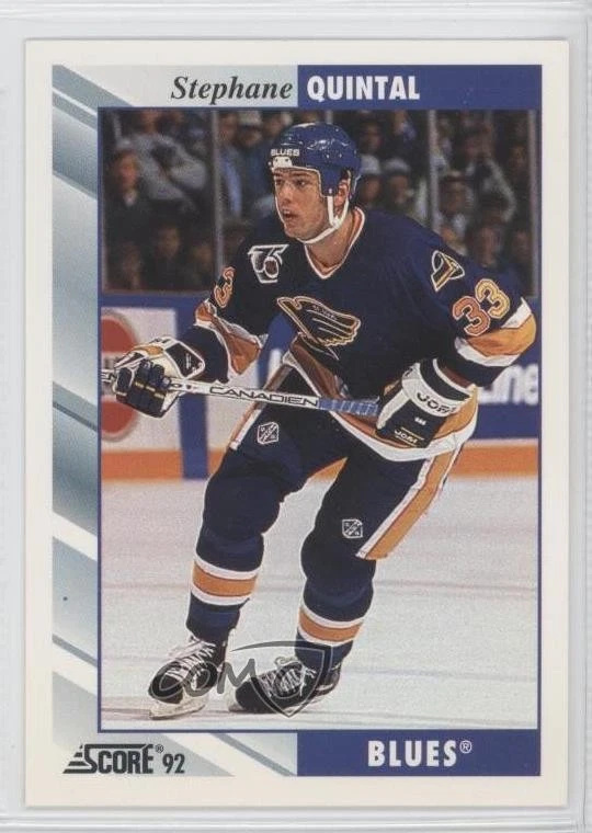 1992-93 Score Stephane Quintal #242 - Image 1 of 2