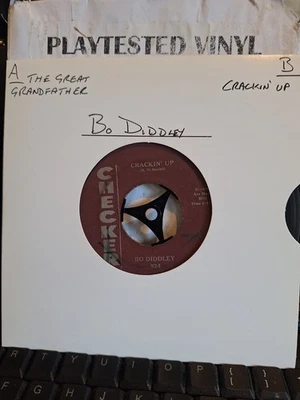 BO DIDDLEY CRACKIN UP / THE GREAT GRANDFATHER CHECKER US R&B  VG 7" 45 RECORD - Изображение 1 из 4