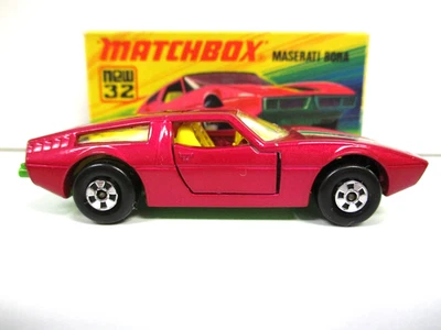 LESNEY MATCHBOX SUPERFAST #32 32 - MASERATI BORA - DIECAST - BOX - Image 1 of 4
