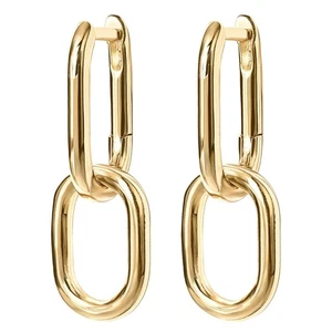  Minimalist Geometric Design Earrings Hoop Trendy Fashion for Women - Picture 1 of 17