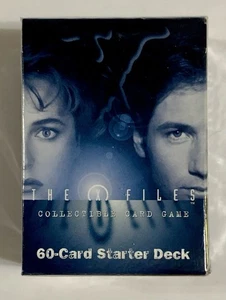 New X-Files Collectible Card Game 60-Card Starter Deck 1996 USPC Games - Imagen 1 de 7