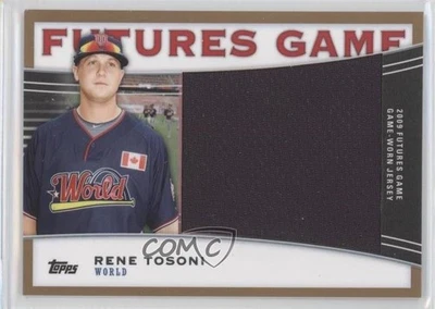 2010 Topps Pro Debut Futures Game Relics Gold /25 Rene Tosoni #FGR-RT - Image 1 of 2