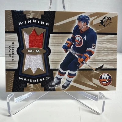 BRYAN TROTTIER 2006/07 SPx WINNING MATERIALS DUAL GAME USED JERSEY - Image 1 of 2