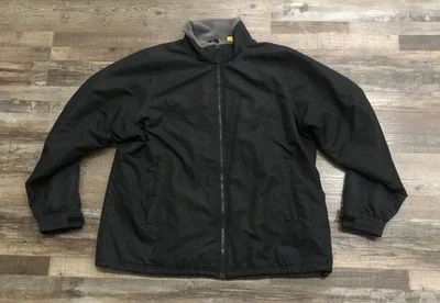 Cabela's Mens XL Black Lined Full Zip Jacket - Image 1 of 4