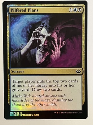 Pilfered Plans Modern Masters 2017 Foil MTG NM - Image 1 of 2
