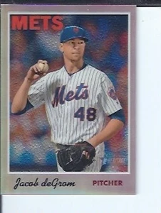 Jacob DeGrom 2019 Topps Heritage Chrome ( #ed / 999 ). - Picture 1 of 1
