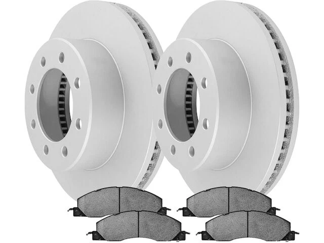 Kit de pastillas de freno delanteras y rotor para Dodge Ram 3500 ZR648ZY 2009-2010 Foto 1 de 1