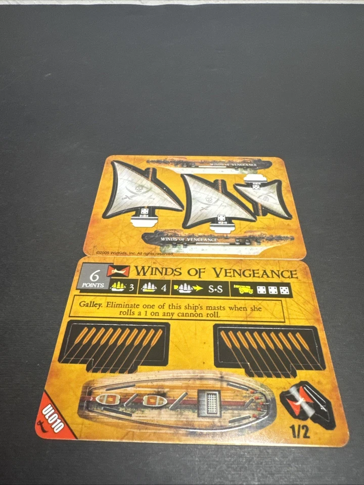 WINDS OF VENGEANCE Barbary Coast Pirates Wizkids CSG Pocketmodel - Image 1 of 1