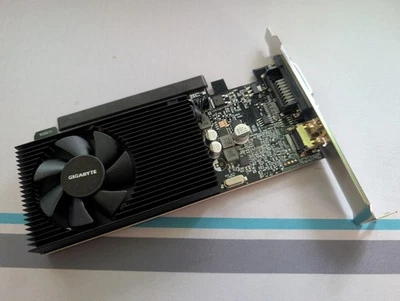 GIGABYTE GeForce GT 1030 Low Profile D4 2G DirectX 12 GV-N1030D4-2GL Graphics - Image 1 of 4
