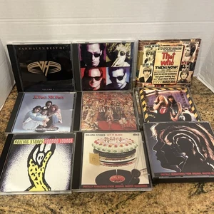 Rolling Stones, The Who, Van Halen 9 CD Lot - Picture 1 of 3