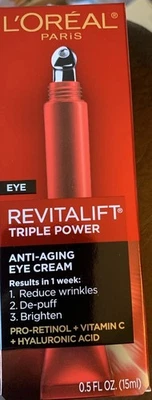 2 For $29-L’ORÉAL PARIS Eye Revitalift Triple Power Anti-Aging Eye Cream - Image 1 of 4