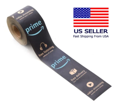 3 Inch x 164 Feet (76 mm x 50m) Water Activated Amazon Prime Tape - Image 1 of 4