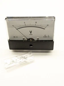 1 Stk. Panel Meter Analog 15V Class 2,5 / 85x63,5mm MH45 Handykit - Bild 1 von 1