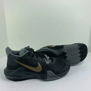 Nike Air Max Impact 3 Negro Oro Metálico Gris Frío Para Hombre Múltiples TALLA DC3725-006 - Imagen 1 de 11