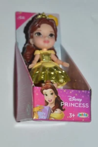 DISNEY MINI PRINCESS - PRINCESS BELLE DOLL NEW METALLIC LOOK FOR 2024 POSEABLE - Picture 1 of 5
