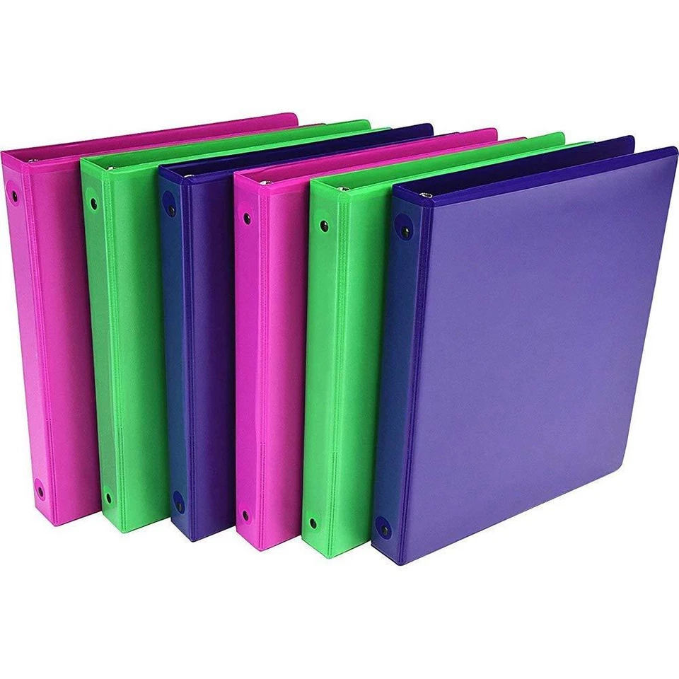 Samsill - MP28398 - Value View 1" Fash Asst Binders - Pacote com 6 - Imagem 1 de 1