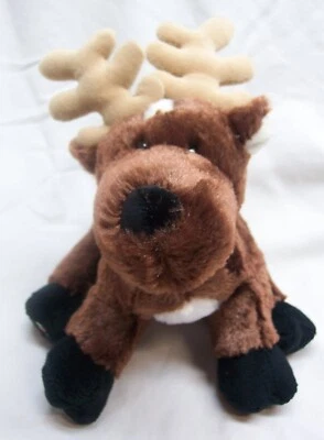Ganz Webkinz SOFT BROWN REINDEER 9" Plush Stuffed Animal Toy - Image 1 of 4