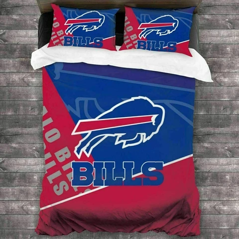 Buffalo Bills 3PCS Bedding Set Duvet Cover Pillowcases Comforter Cover US Size Cover