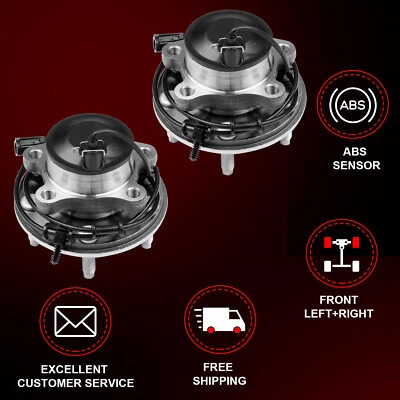 2x Front Wheel Bearing Hub Assembly For Jaguar S-Type 00-2008  Xj8 04-2005 2WD - Image 1 of 4