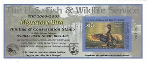 US Scott #RW76a MNH XF 15.00 2000 US Federal Autoadesivo Duck Stamp CV 30.00 - Foto 1 di 1