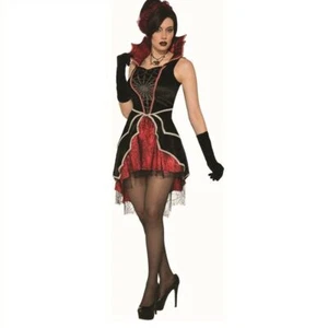 Lady Vamp - Vampire - Black/Red - Costume - Adult - Picture 1 of 1