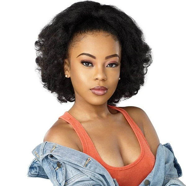 SENSATIONNEL CURLS KINKS&CO SYNTHETIC INSTANT DRAWSTRING PONYTAIL - RAIN MAKER - Image 1 of 4