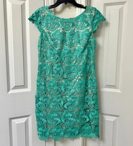 Eliza J Damen Flügelärmel Häkelspitze Kleid, Größe-8 - Bild 1 von 5