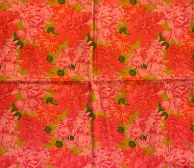 Martha Negley Rowan 绗缝面料/包装 MUMS - 粉红色 - 0.5 码 — 第 1/3 张图片