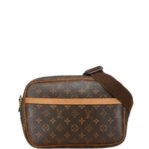 LOUIS VUITTON Monogram Reporter PM Diagonal shoulder bag M45254 Women 【Used】 - Picture 1 of 15