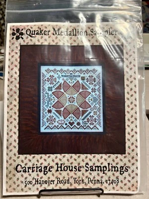 Quaker Medallion Sampler by Carriage House Samplings cross stitch pattern - Image 1 of 3