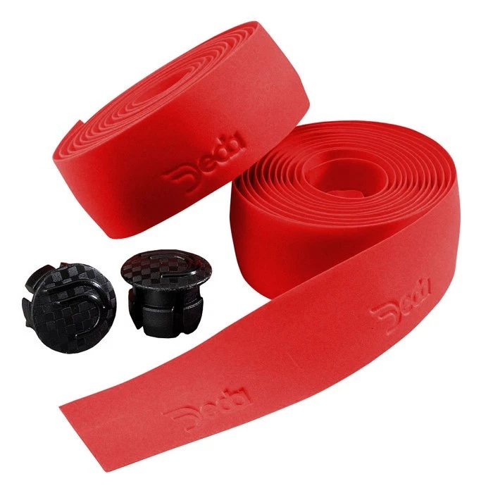 Deda Elementi LOGO PADDED FOAM Bicycle Handlebar Tape : RED - Image 1 of 1